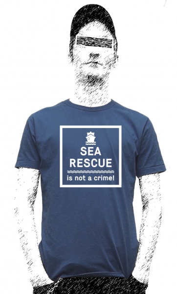 SEA RESCUE is not a crime - Jugend Rettet Soli Fairtrade Shirt
